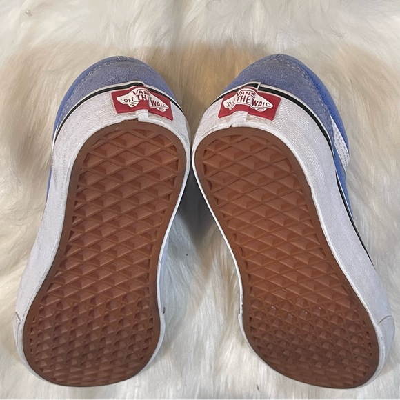 Vans Women’s Old Skool Blue/White Lace Up Sneakers - Picture 10 of 11